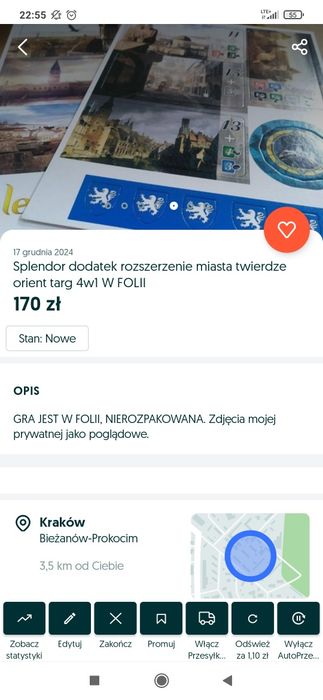 Gra w folii z przesyłką olx
