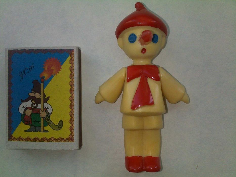 Новая детская игрушка ссср карандаш из серии весёлые человечки