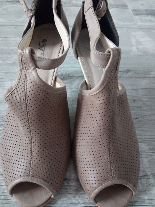 Buty (półbuty/sandały) skóra stan bdb