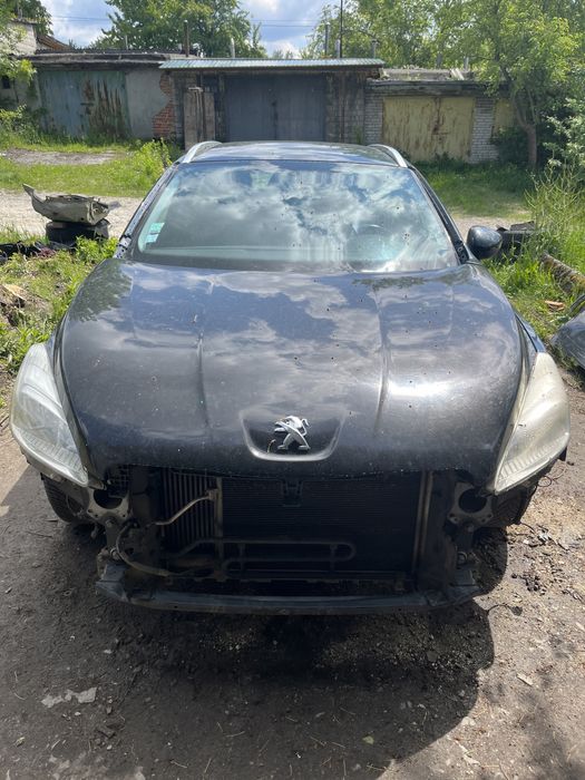 peugeot 508 + капот бампер запчастини шрот розборка запчастини