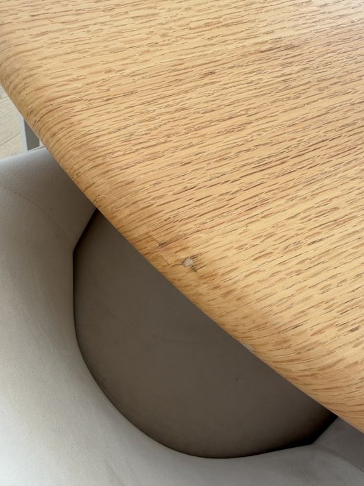 Stół okrągły, dębowy 140 cm -  Nelly, westwing