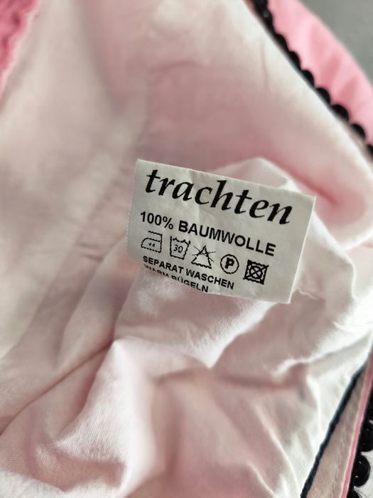Oscar trachten sukienka bawarska tyrolska różowa s/m