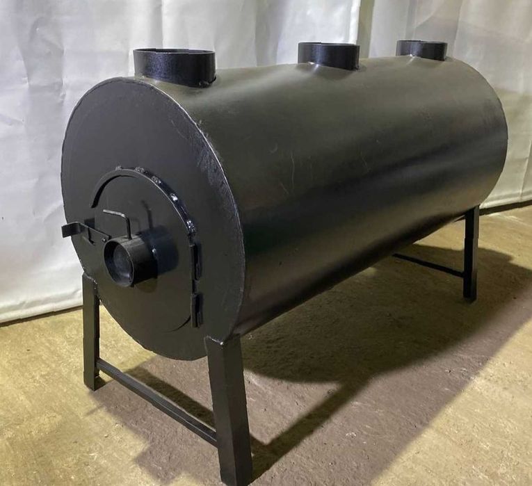 5мм! 1020м3! Піч Буржуйка Теплогенератор, Промышленный Булерьян