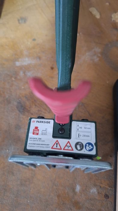 Parkside suporte rebarbadora + ferramenta elevação