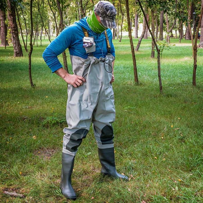 Премиум костюм для рыбалки с наколенниками Pros PREMIUM SBP01 заброды