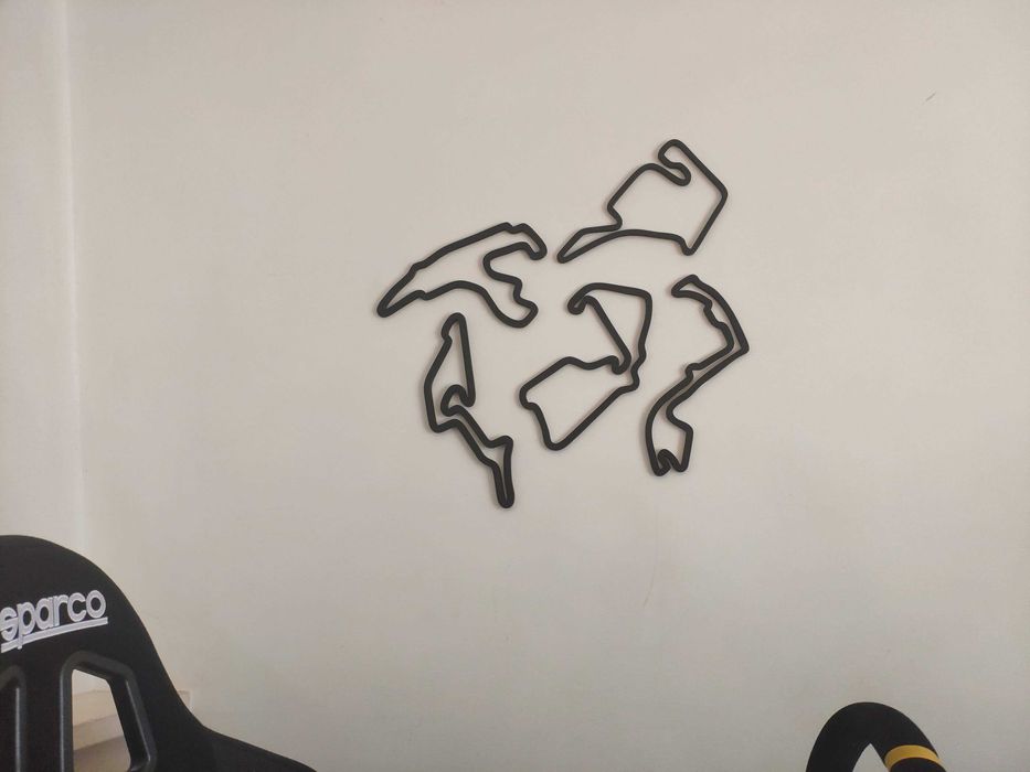 Pistas de Formula 1 para Decoração de Parede