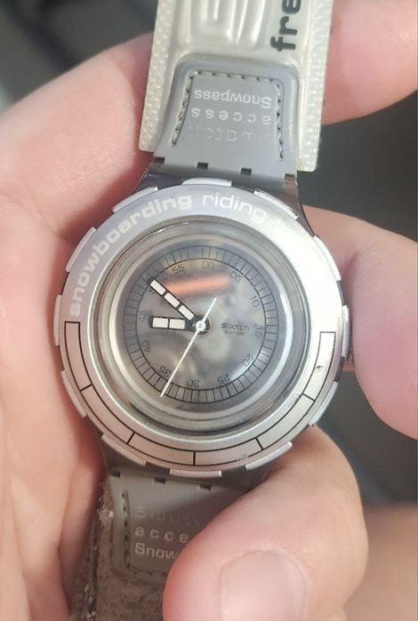 Rzadki zegarek Swatch SHM102 Scuba 200 Snowpass "Vertical-Flavour"