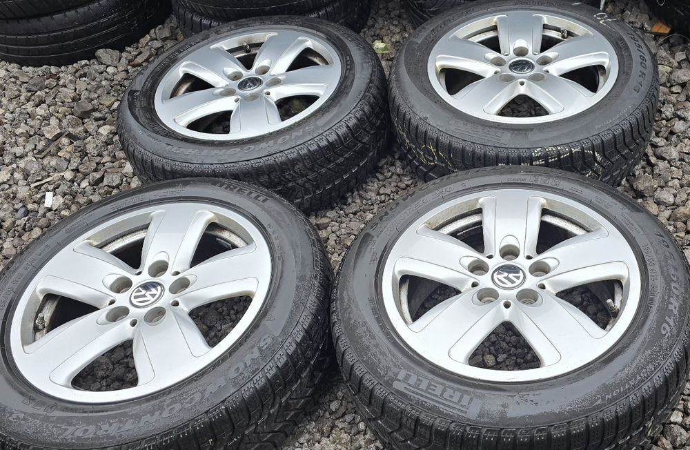 4X KOŁA VW Audi Skoda 195 60R16 Felgi 5x112 ET 47