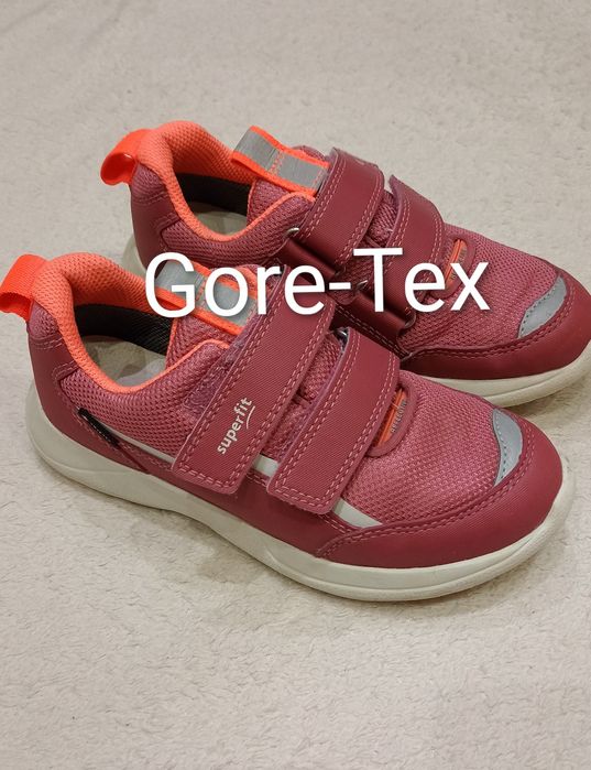 Śliczne buty przejściowe na rzepę, adidasy Superfit 30, nieprzemakalne