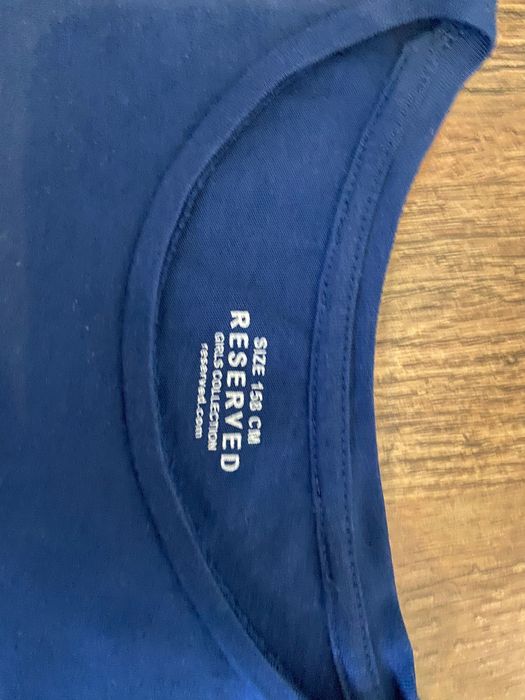 Bluzka z dwustronnymi cekinami długi rękaw 158 cm