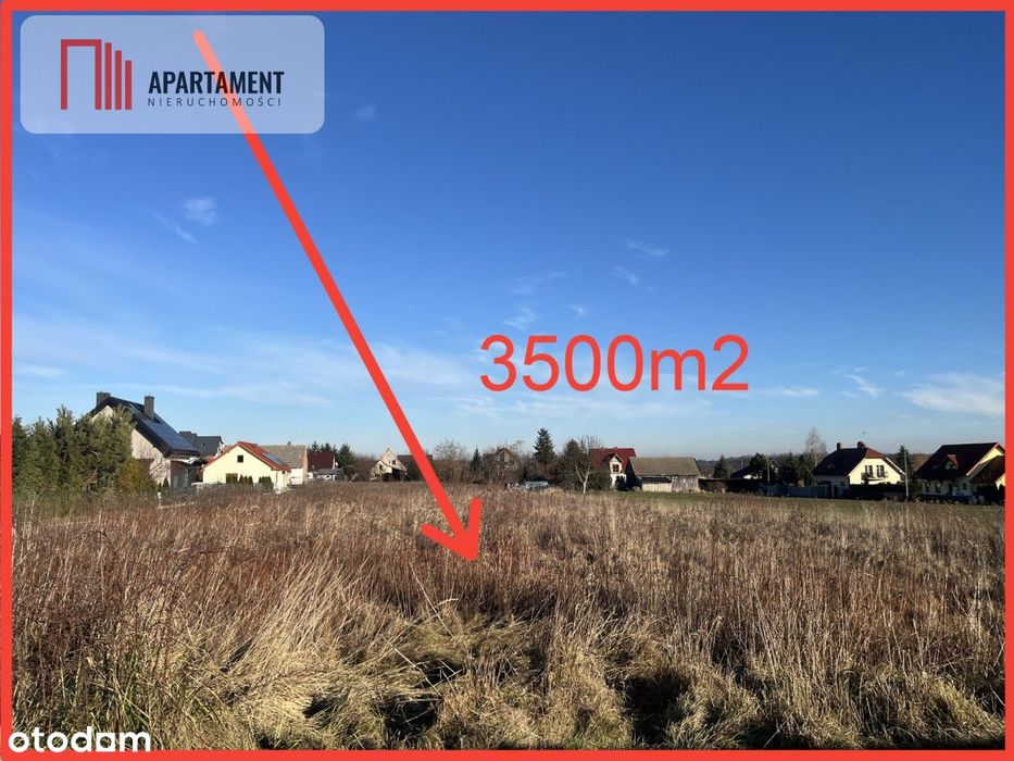 Budowlana 3500m2/Dolina Baryczy/media w drodze
