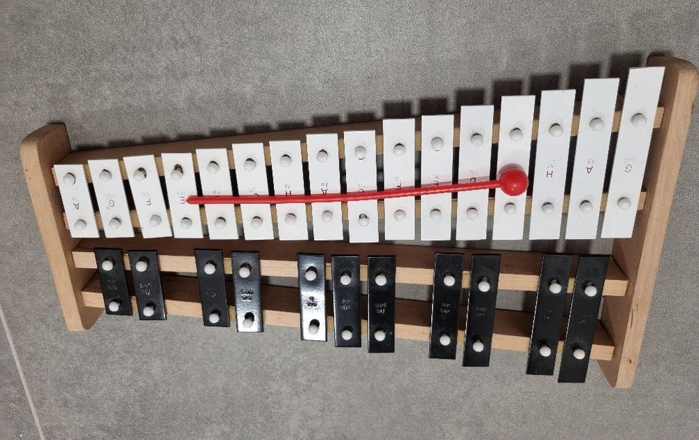 CYMBAŁKI 27 TONOWE Dzwonki Chromatyczne 42c DREWNO