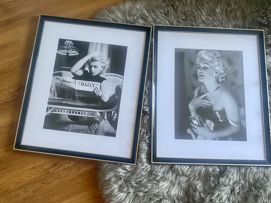 2 obrazy w ramach merlin monroe almi decor 54x64