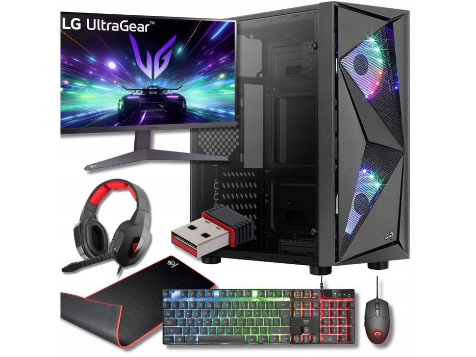 komputer stacjonarny amd ryzen 5 16gb 512ssd win11 pro wifi vega 11