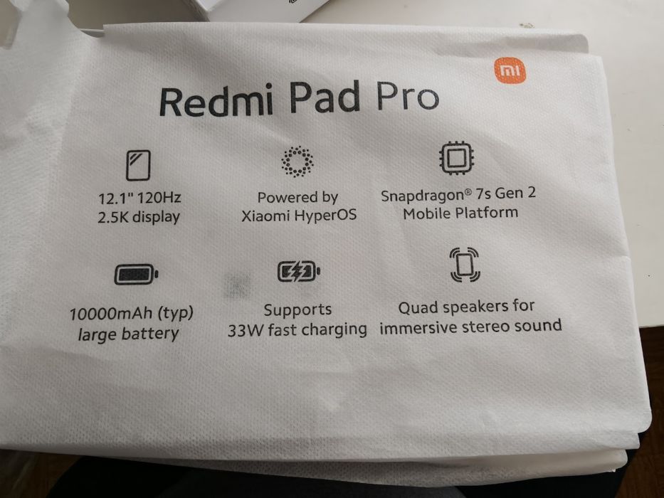Tablet Xiaomi redmi pad pro494757109774438401