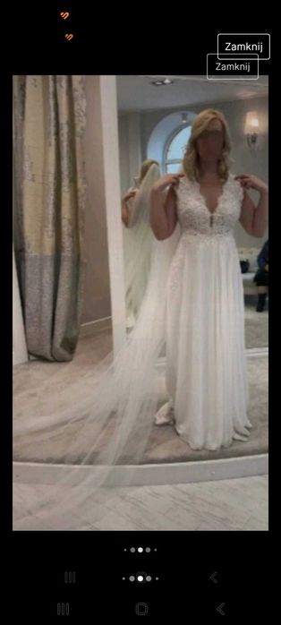 Suknia ślubna, Viola Piekut, model Tilla, 38, 40, 2019 rok