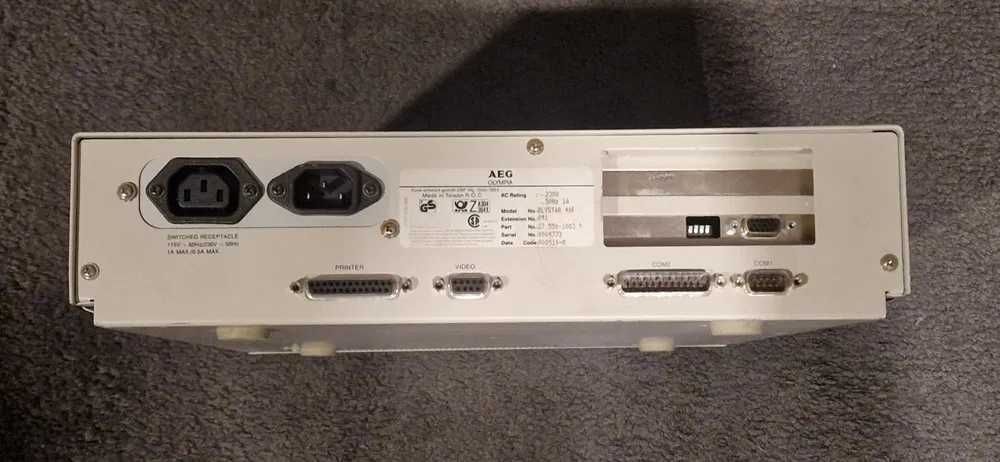 Komputer zabytkowy retro 1990rok 286 dysk 20MB AEG Olympia Olystar 40F