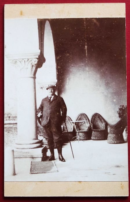 Rei D. Carlos no Bussaco em 1905 fotografia muito invulgar
