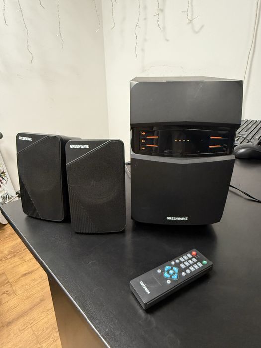 Акустична система 2.0 Microlab B73 та система 2.1 Greenwave SA-335