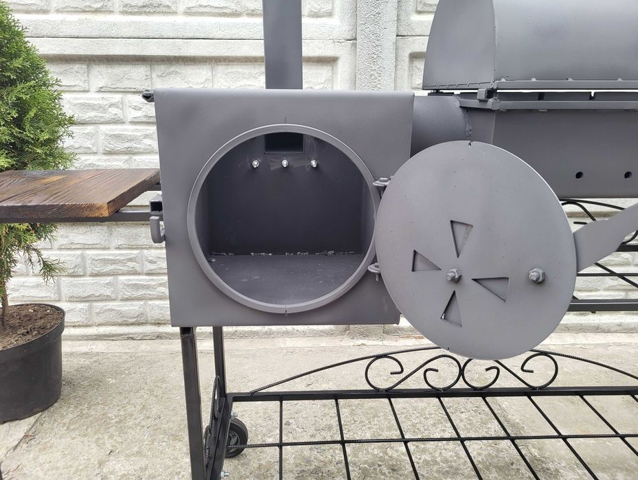 ОТ ЗАВОДА! УСИЛЕНЫЙ! -17%! 3/5 мм! Мангал барбекю коптильня 3в1