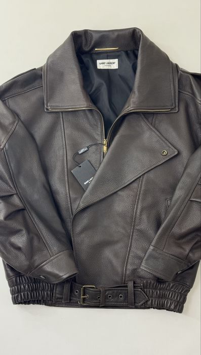 Куртка Saint Laurent,  YSL, натуральна шкіра S