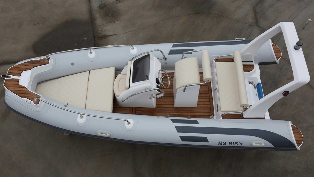 Motorówka, Hypeboat, Łódź, Wędkarska - MS-RIB’s R520B Hypalon