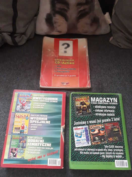 Click kalendarz czerwony z plyta CD i zielony bez CD. UNIKAT i Gratis