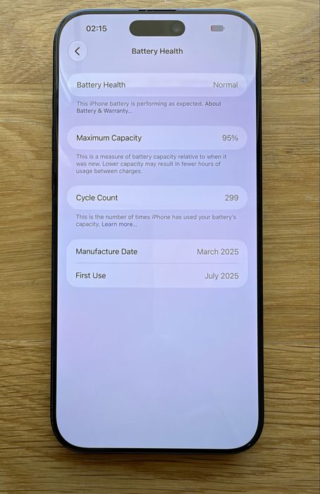 IPhone 16 Pro Max 256GB Titanio preto em garantia