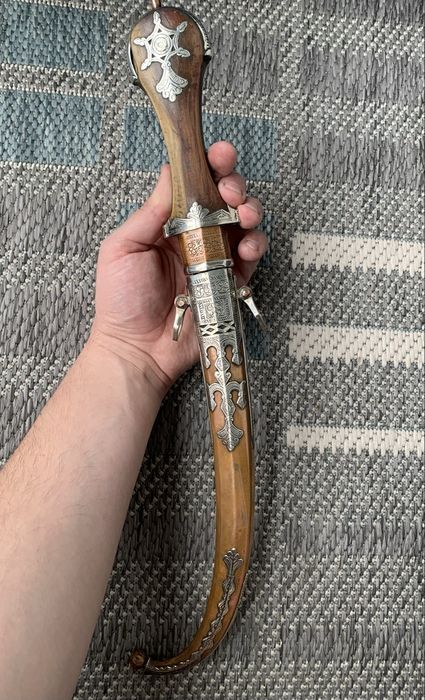 Кинжал _Старинный , Серебро ! Куммия