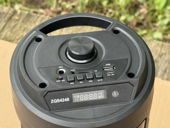 Портативна Bluetooth колонка для караоке з мікрофоном на акумуляторі