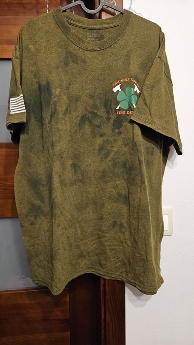 Koszulka vintage khaki gildan t-shirt