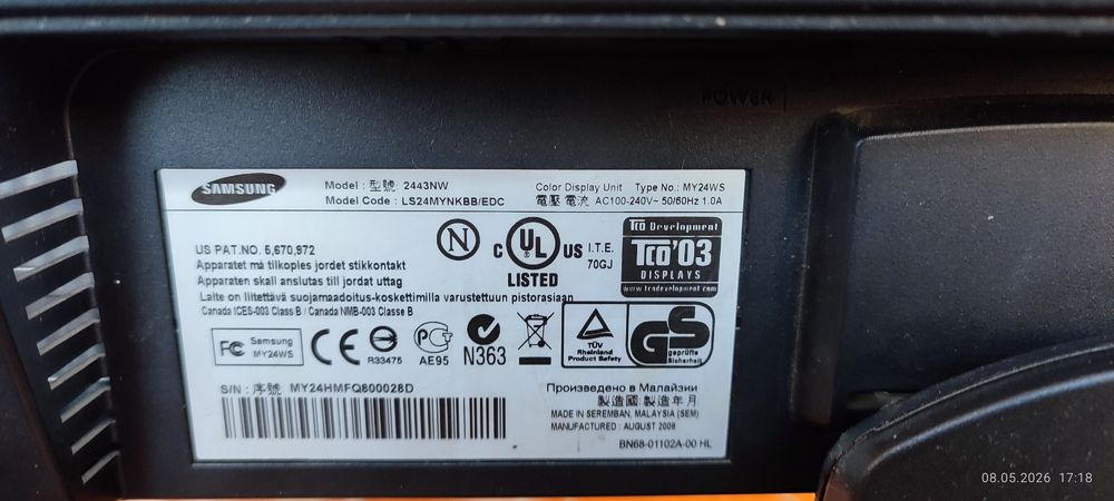 Монитор  Samsung 2443NW