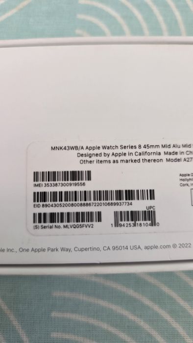 Apple Watch 8 45mm GPS + Cellular