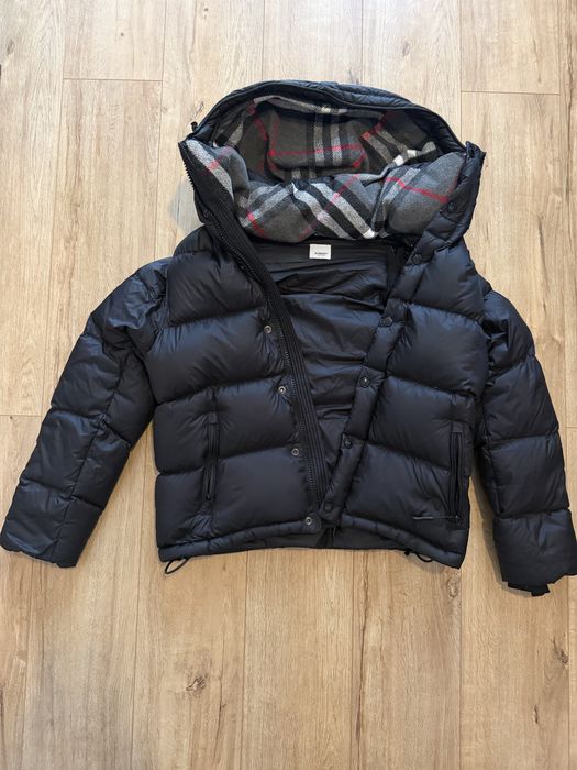 Kurtka burberry puchowa na zime rozmiar m