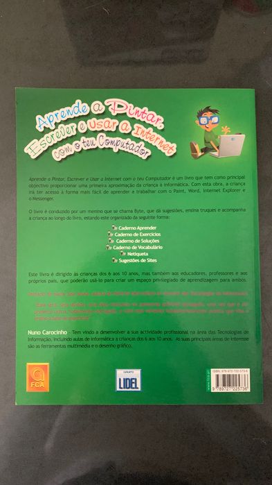 Livro “Aprender a pintar escrever e usar a internet com o computador”64564044385795121