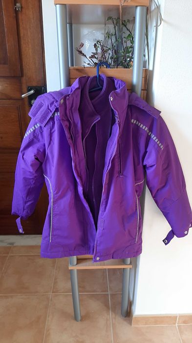 Casado Inverno ideal p chuva c Duplo Casaco Polar