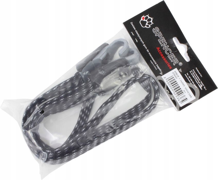 Spencer guma bagażnika ekspander gumy 2 haczyki 11x2x580 3 taśmy haki