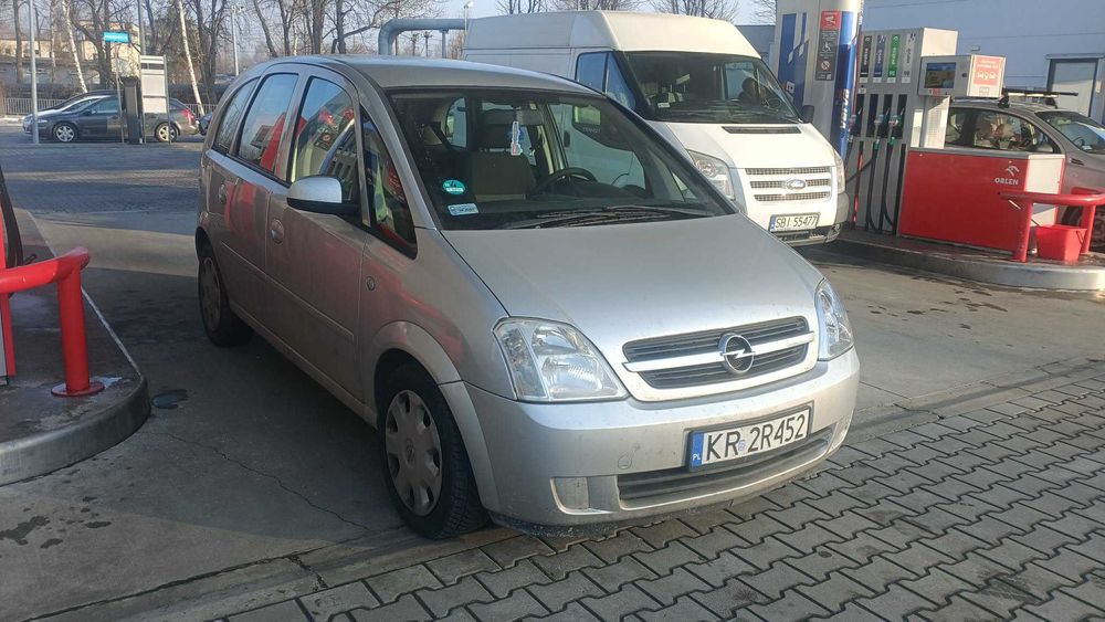 Opel Meriva 1.6 16V, niski przebieg, klimatyzacja