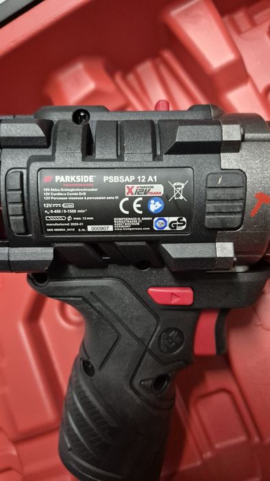 Шуруповерт ударный PARKSIDE PERFORMANCE® 12 В, PBSPA 12 A1