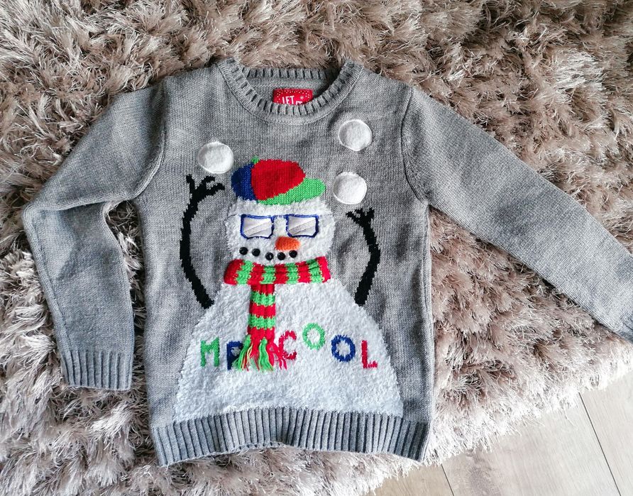 Sweter świąteczny chłopięcy Tu