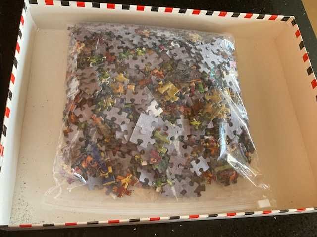 Puzzle raro 1000 peças Educa Viktor Shvaiko: White Lion