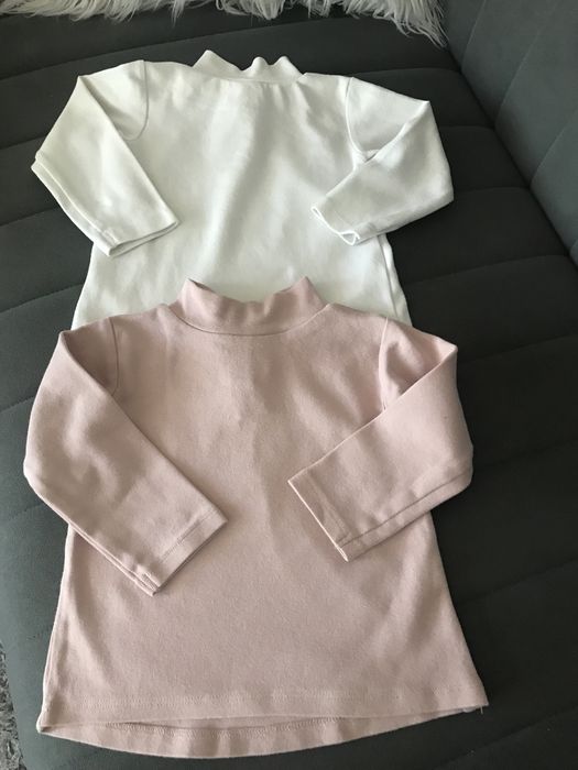 Zara  bluzki dla dziewczynki 9/12 miesięcy.