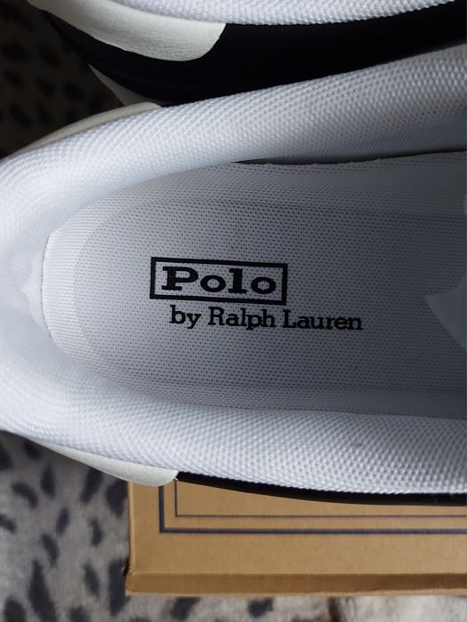 Buty męskie Ralph Lauren, czarne.
