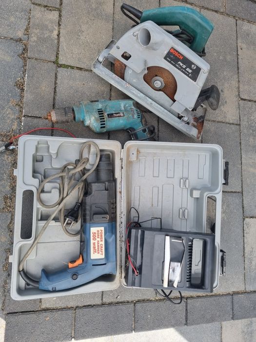 Pakiet elektronarzędzi Makita Bosch Wysyłka
