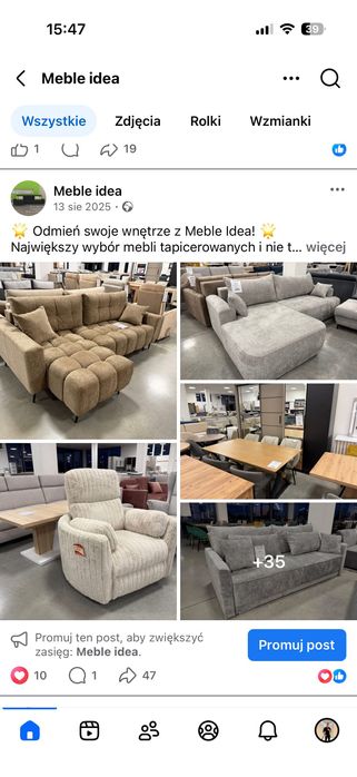 WYPRZEDAŻ! Narożnik modułowy Romantica, marka Meblosoft