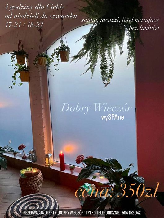 Apartament wySPAne. Jacuzzi, sauna na wyłączność..