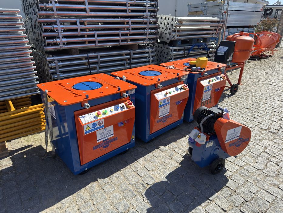 Máquina Cortar e Dobrar Ferro 30x35 Réguas longas NOVA