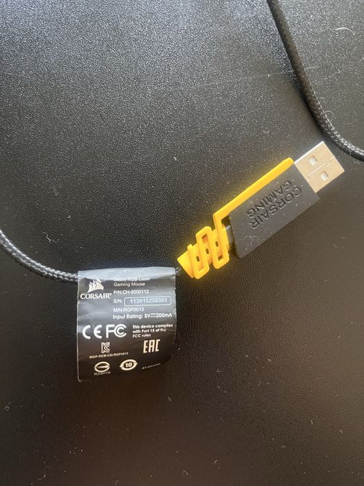 Corsair sabre laser rgb mouse