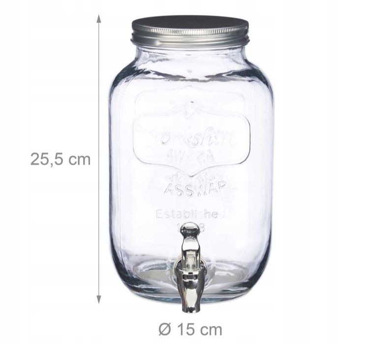 Słoik z kranikiem 3,5 l