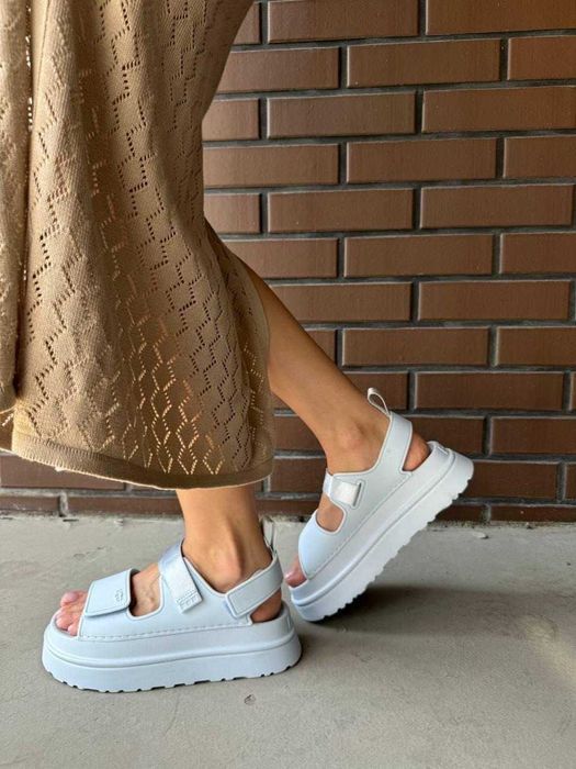 Босоножки/Босоніжки Ugg Goldenglow Sandals White Blue Оригінал / Сандалі  Угги/Угг/Уггі